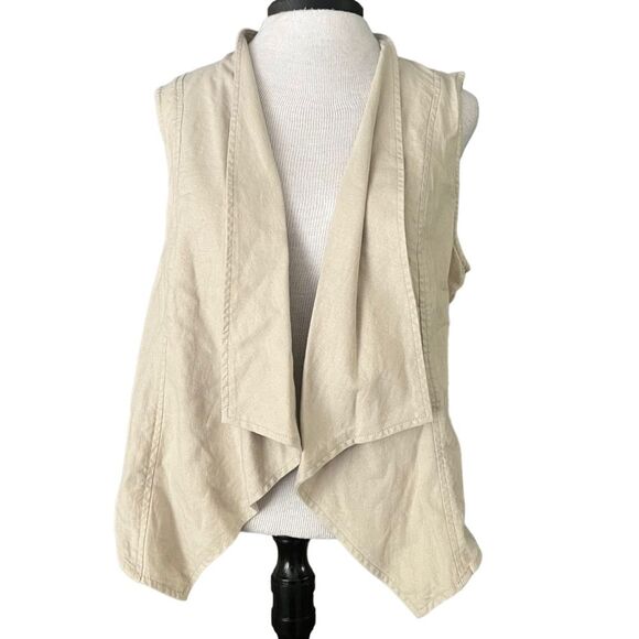 Maurices Linen Blend Vert, Cream/Tab with ivory lace women’s Sz M NEW 🏷 - Picture 4 of 13